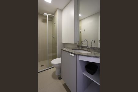 Studio para alugar com 25m², 1 quarto e sem vaga Studio para alugar com 25m², 1 quarto e sem vagaBanheiro