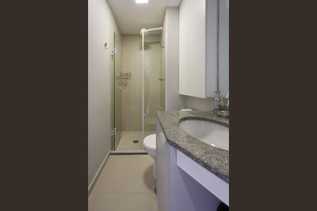 Studio para alugar com 25m², 1 quarto e sem vaga Studio para alugar com 25m², 1 quarto e sem vagaBanheiro