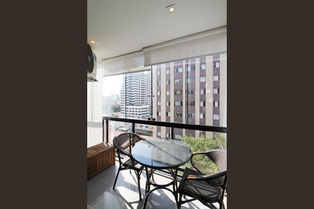Varanda de apartamento para alugar com 1 quarto, 45m² em Vila Olímpia, São Paulo