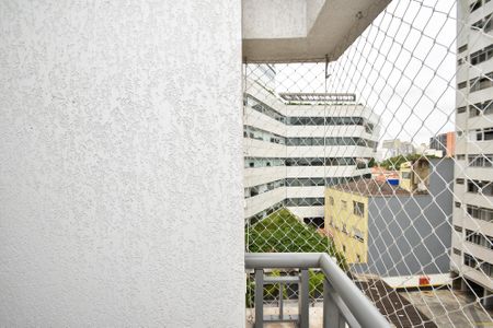 varanda quarto de kitnet/studio à venda com 1 quarto, 29m² em Pinheiros, São Paulo