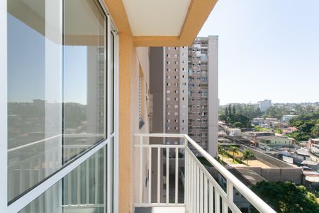 Varanda da Sala  de apartamento para alugar com 2 quartos, 47m² em Vila Carmosina, São Paulo