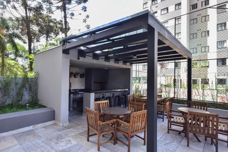 Apartamento à venda com 42m², 2 quartos e 1 vagaChurrasqueira