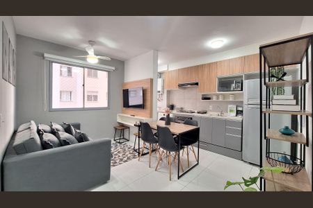 Sala de apartamento para alugar com 1 quarto, 30m² em Barra Funda, São Paulo