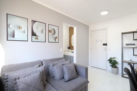 Sala de apartamento para alugar com 1 quarto, 30m² em Barra Funda, São Paulo