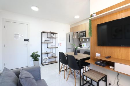 Sala de apartamento para alugar com 1 quarto, 30m² em Barra Funda, São Paulo