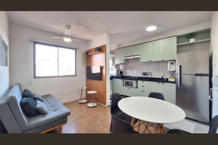 Sala de apartamento para alugar com 1 quarto, 30m² em Barra Funda, São Paulo