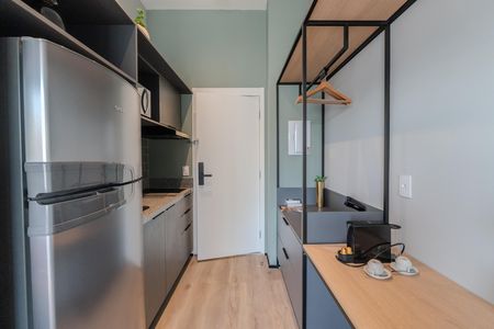 Studio à venda com 27m², 1 quarto e sem vaga Studio à venda com 27m², 1 quarto e sem vagaCozinha