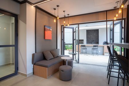 Studio à venda com 27m², 1 quarto e sem vaga Studio à venda com 27m², 1 quarto e sem vagaÁrea comum - Salão de festas