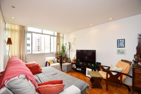 Sala de estar de apartamento à venda com 3 quartos, 122m² em Pinheiros, São Paulo