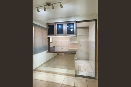 Cozinha de apartamento para alugar com 2 quartos, 44m² em Santa Mônica, Uberlândia