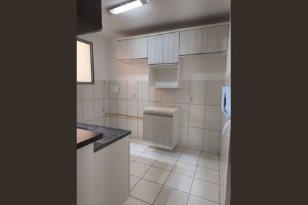 Cozinha de apartamento para alugar com 2 quartos, 44m² em Santa Mônica, Uberlândia
