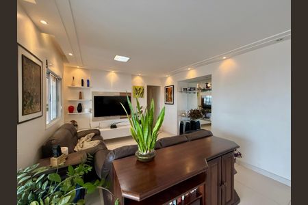 Sala  de apartamento à venda com 3 quartos, 130m² em Chácara Santo Antônio (zona Sul), São Paulo