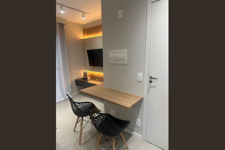 Sala de apartamento à venda com 1 quarto, 27m² em Moema, São Paulo