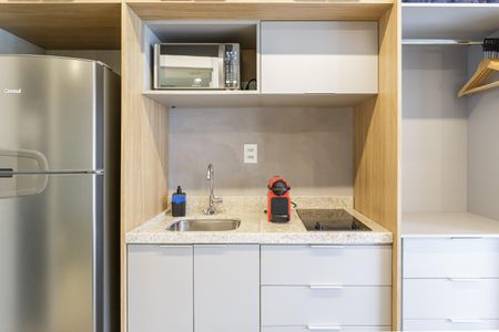 Studio de kitnet/studio para alugar com 1 quarto, 25m² em Indianópolis, São Paulo