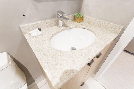 Studio para alugar com 25m², 1 quarto e sem vaga Studio para alugar com 25m², 1 quarto e sem vagaBanheiro - torneira