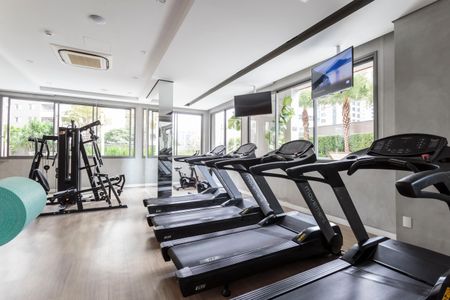 Studio para alugar com 25m², 1 quarto e sem vaga Studio para alugar com 25m², 1 quarto e sem vagaÁrea comum - Academia