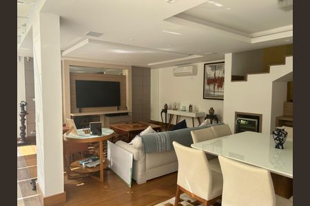 Sala de casa de condomínio para alugar com 3 quartos, 360m² em Valparaíso, Petrópolis