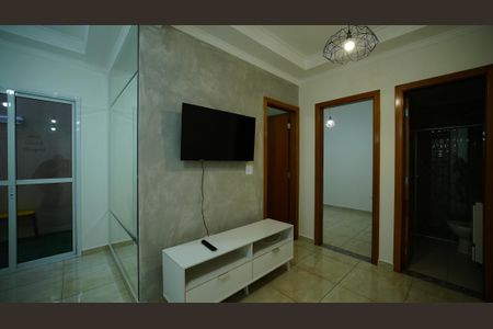 Sala de apartamento para alugar com 2 quartos, 56m² em Vila Valparaíso, Santo André