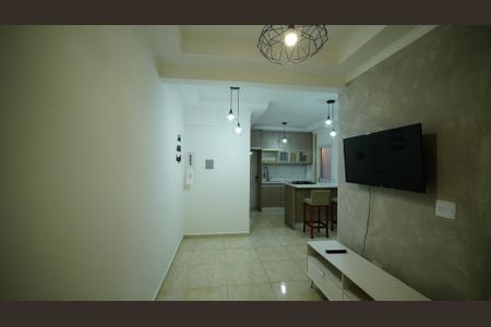 Sala de apartamento para alugar com 2 quartos, 56m² em Vila Valparaíso, Santo André