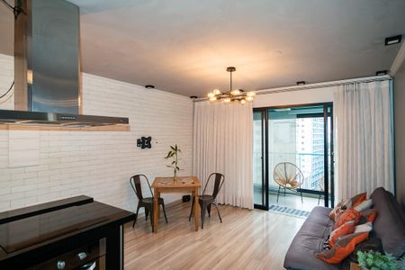 Sala / Cozinha de apartamento para alugar com 2 quartos, 80m² em Bela Vista, São Paulo