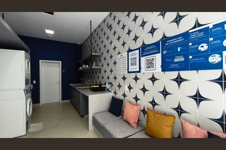 Studio para alugar com 23m², 1 quarto e sem vaga Studio para alugar com 23m², 1 quarto e sem vagaLavanderia
