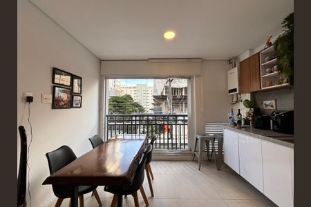 Varanda  de apartamento para alugar com 1 quarto, 35m² em Vila Madalena, São Paulo