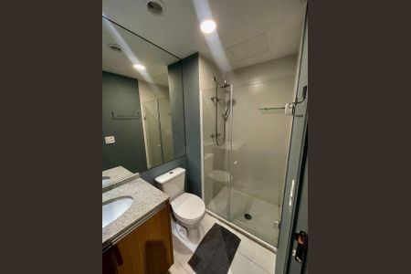 Studio para alugar com 25m², 1 quarto e sem vaga Studio para alugar com 25m², 1 quarto e sem vagaBanheiro