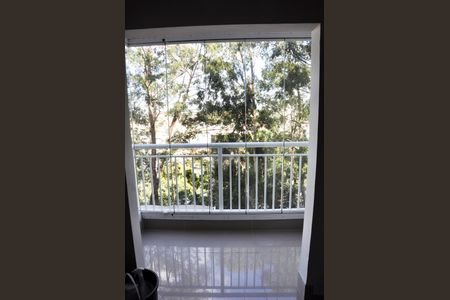 Apartamento para alugar com 49m², 2 quartos e 1 vagaDetalhe - Varanda da Sala e Sala de Jantar