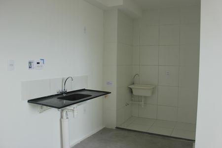 Apartamento à venda com 34m², 2 quartos e sem vagaCozinha e lavanderia