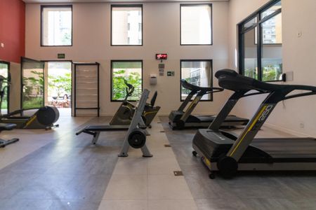 Apartamento para alugar com 38m², 1 quarto e sem vaga Apartamento para alugar com 38m², 1 quarto e sem vagaÁrea comum - Academia