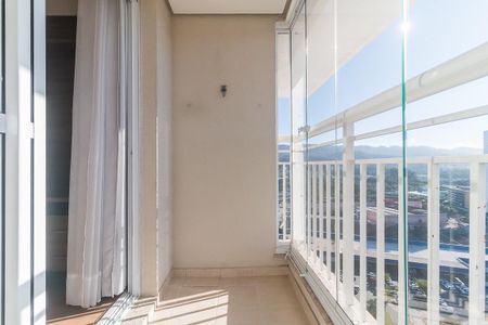 Varanda da Sala de apartamento para alugar com 2 quartos, 70m² em Vila Mogilar, Mogi das Cruzes