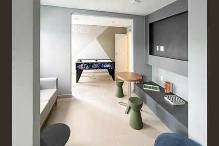 Apartamento para alugar com 25m², 1 quarto e sem vaga Apartamento para alugar com 25m², 1 quarto e sem vagaSalão de jogos