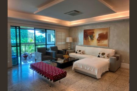 Sala de apartamento à venda com 4 quartos, 233m² em Barra da Tijuca, Rio de Janeiro