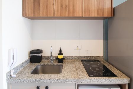 Cozinha de kitnet/studio à venda com 1 quarto, 25m² em Vila Olímpia, São Paulo