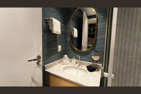 Banheiro de kitnet/studio para alugar com 1 quarto, 43m² em Vila Mariana, São Paulo