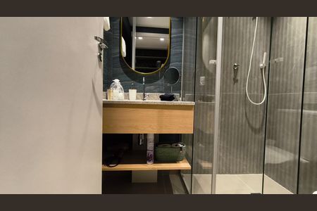 Studio para alugar com 43m², 1 quarto e sem vaga Studio para alugar com 43m², 1 quarto e sem vagaBanheiro