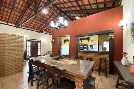 Sala de jantar de casa de condomínio à venda com 3 quartos, 278m² em Casa Branca, Brumadinho