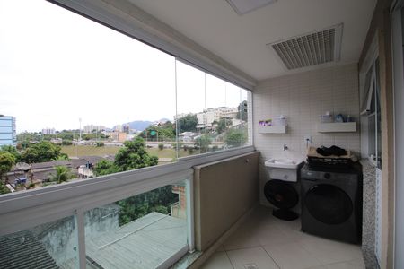 Sala - Varanda de apartamento para alugar com 2 quartos, 55m² em Freguesia (jacarepaguá), Rio de Janeiro
