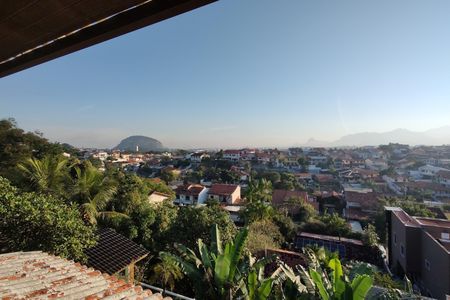 Vista da varanda da sala de casa de condomínio à venda com 4 quartos, 650m² em Jacarepaguá, Rio de Janeiro