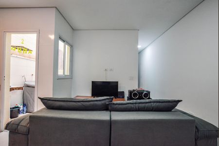Sala de apartamento à venda com 2 quartos, 50m² em Jardim Santo Antônio, Santo André