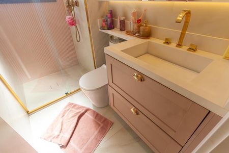 Apartamento para alugar com 130m², 3 quartos e 2 vagasBanheiro da Suíte 2
