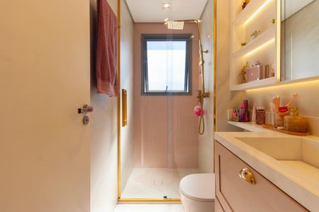 Apartamento para alugar com 130m², 3 quartos e 2 vagasBanheiro da Suíte 2