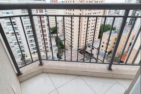 Varanda da Sala de apartamento à venda com 1 quarto, 27m² em Consolação, São Paulo