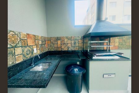 Studio à venda com 38m², 1 quarto e 1 vagaChurrasqueira
