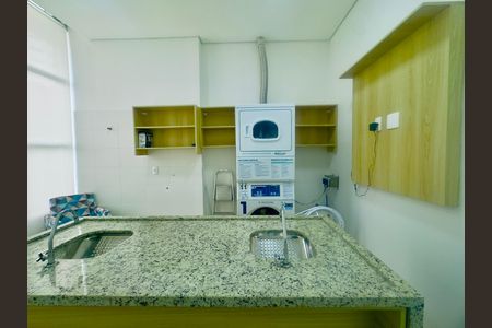 Studio à venda com 38m², 1 quarto e 1 vagaLavanderia