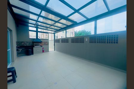 Studio à venda com 38m², 1 quarto e 1 vagaChurrasqueira