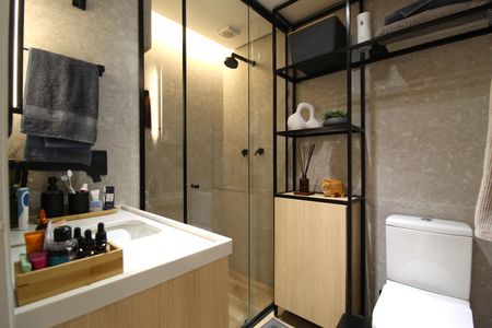 Apartamento à venda com 42m², 1 quarto e 1 vagaBanheiro