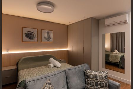 Studio para alugar com 34m², 1 quarto e sem vagaSala/Quarto
