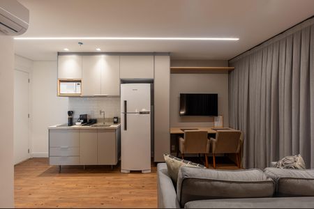 Studio para alugar com 34m², 1 quarto e sem vagaSala/Quarto