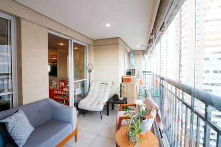 Varanda de apartamento à venda com 2 quartos, 94m² em Vila Gertrudes, São Paulo
